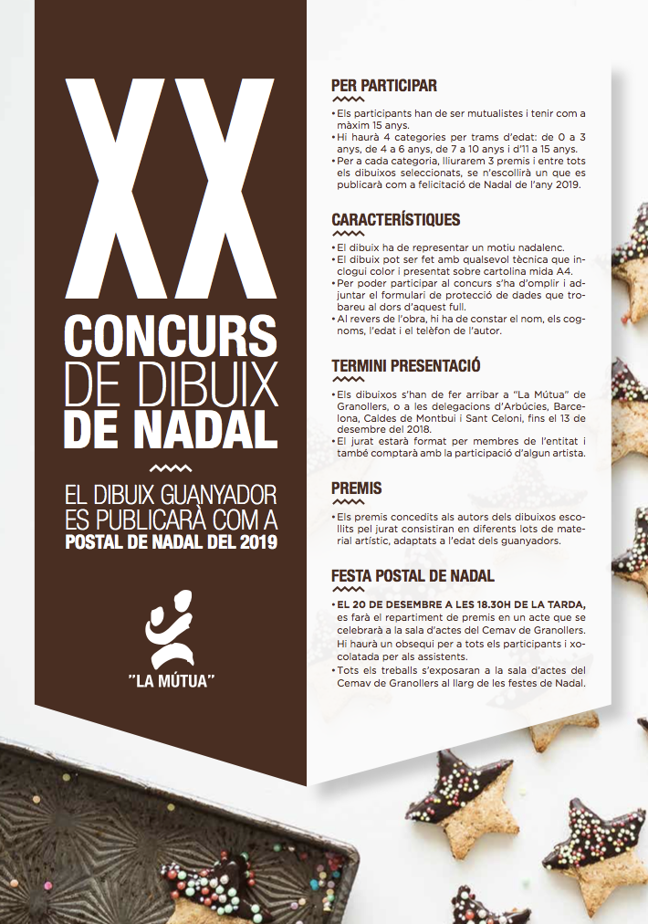 MUTUA DE GRANOLLERS Concurs Postal Nadal XX edició